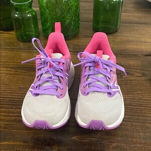 New Balance Kids' Pink and Purple Sneakers
